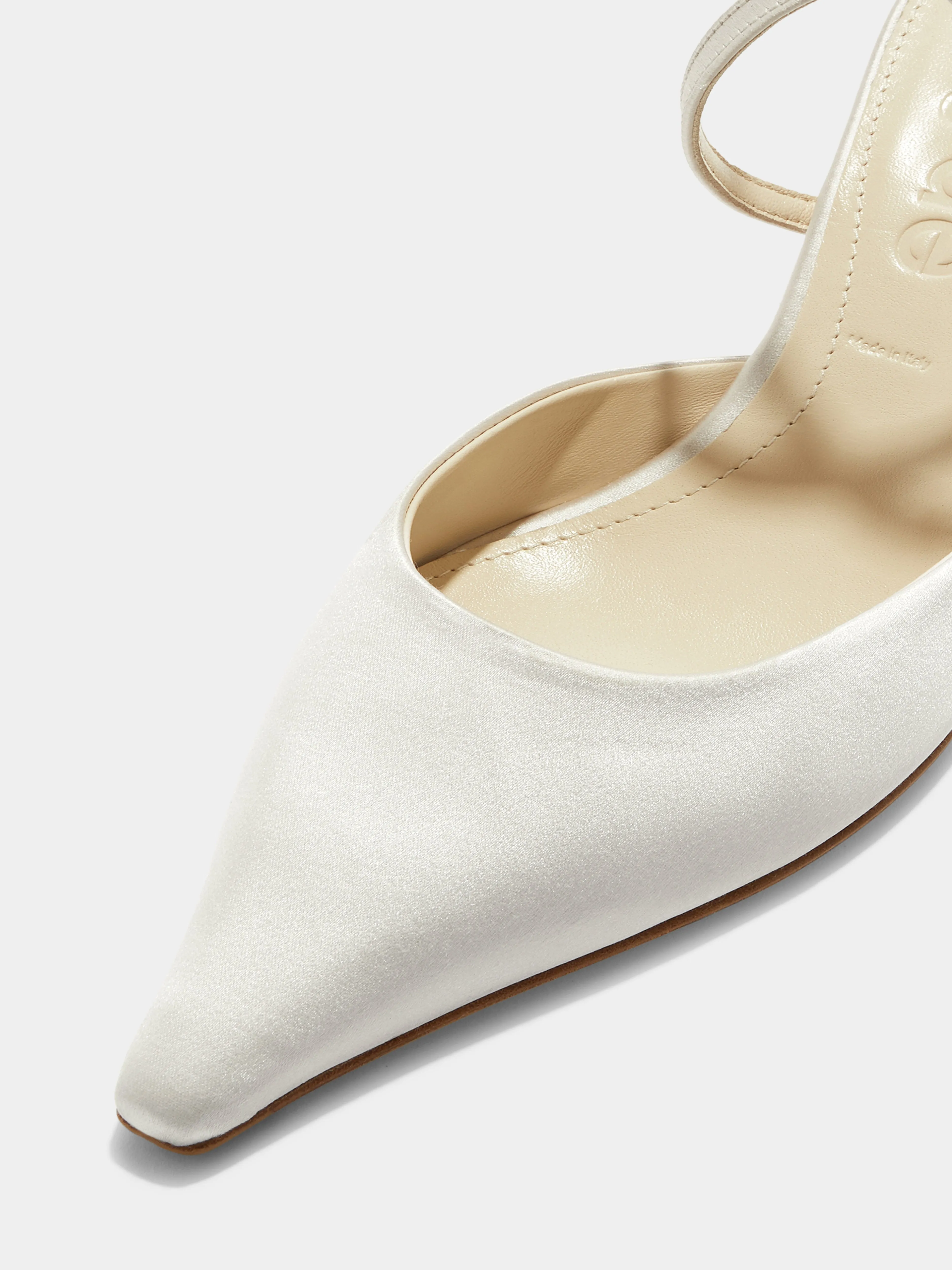 Salome Satin Stiletto Pumps sold by Aeyde product image thumbnail 3