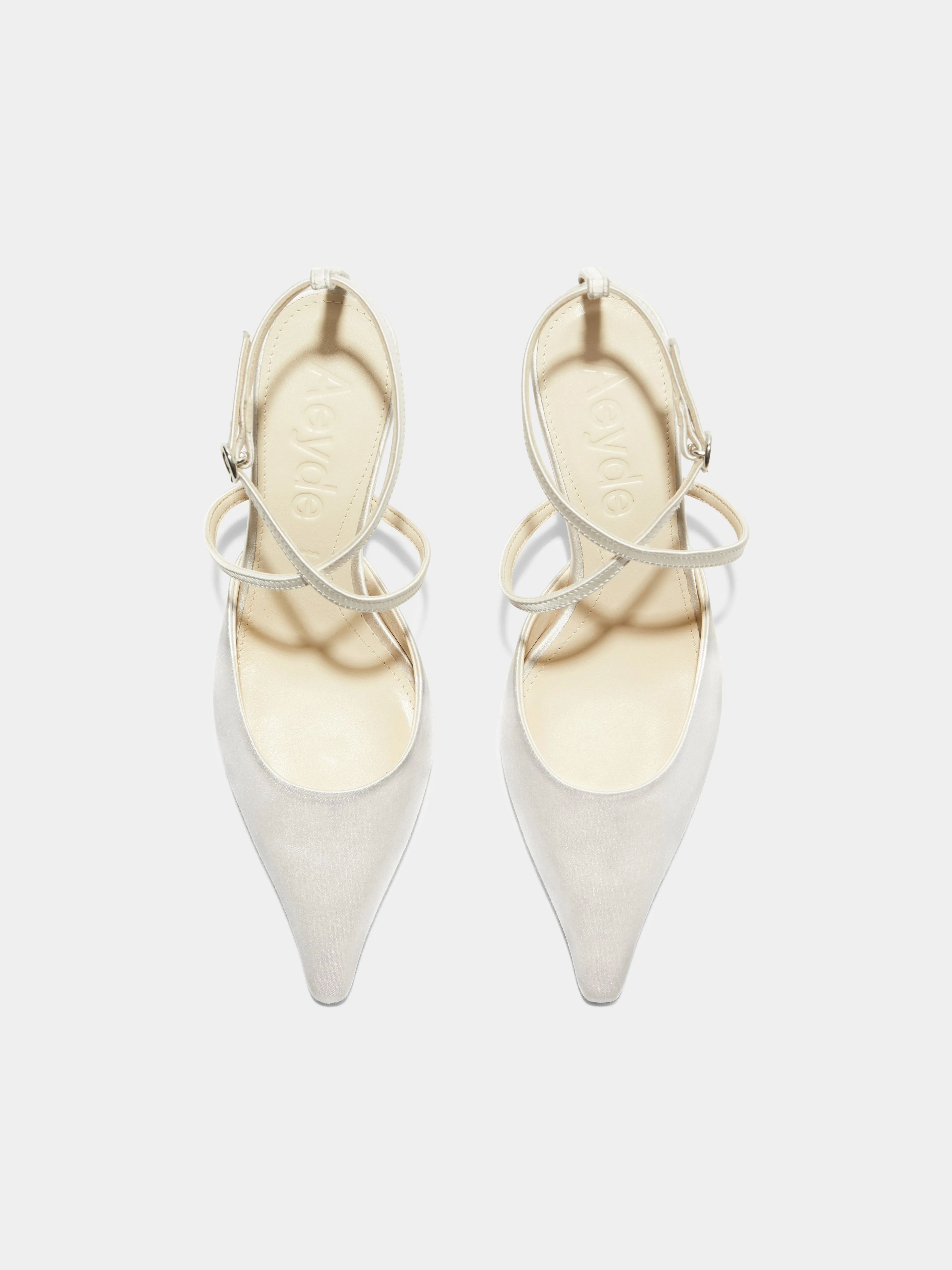 Salome Satin Stiletto Pumps sold by Aeyde product image thumbnail 5