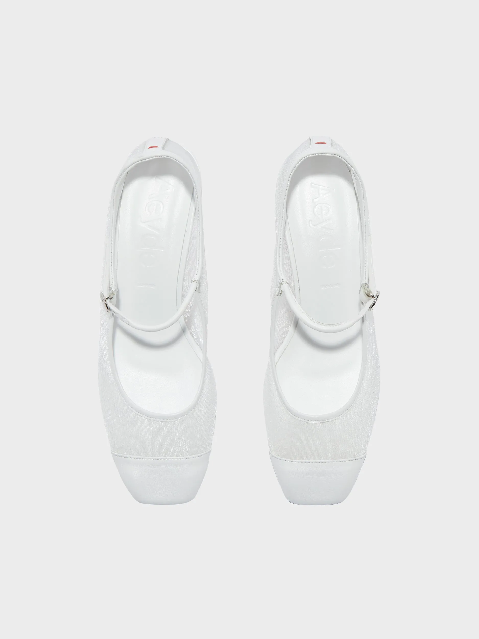 Aline Mesh Mary-Jane Pumps sold by Aeyde product image thumbnail 5