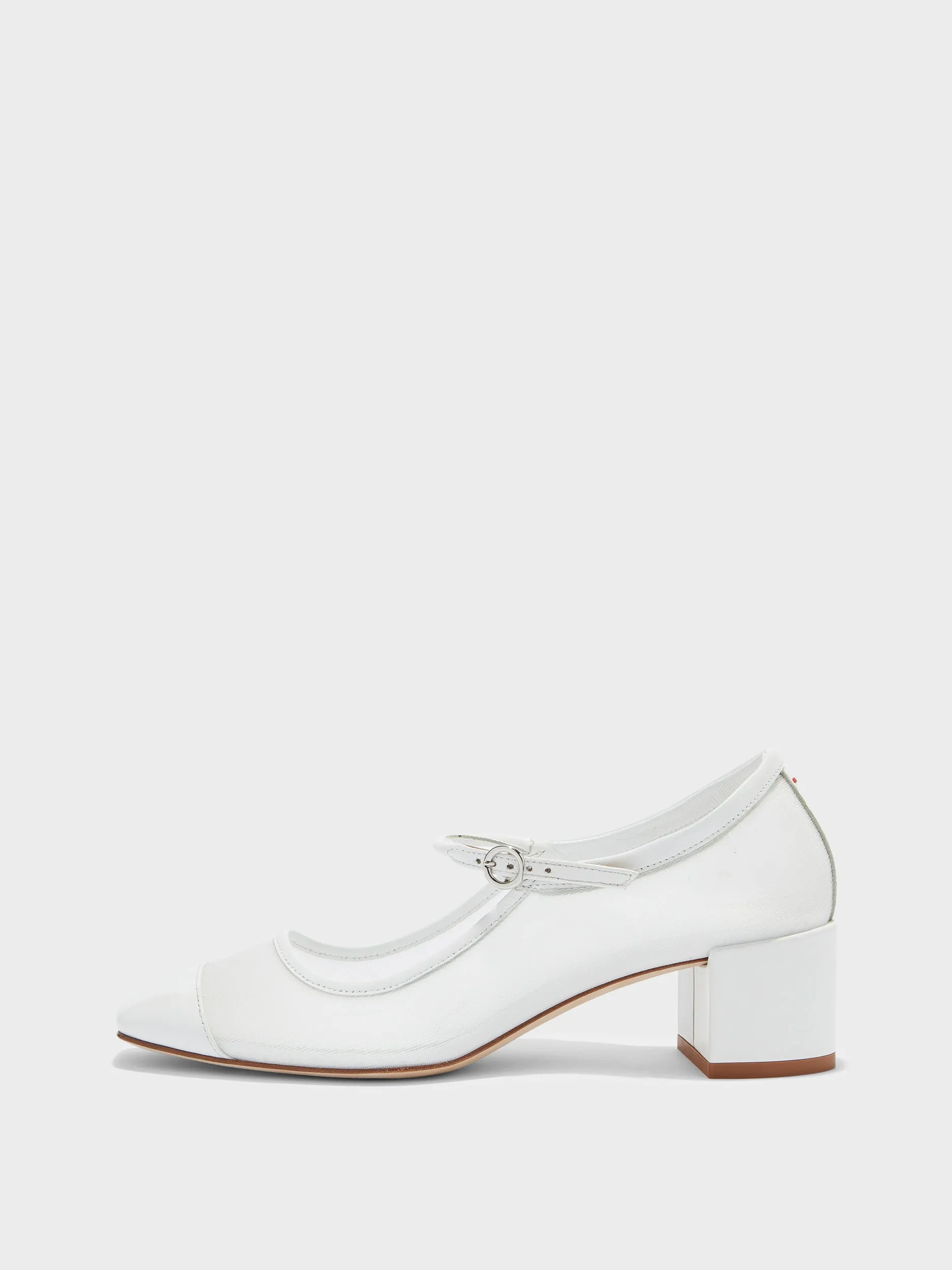 Aline Mesh Mary-Jane Pumps sold by Aeyde