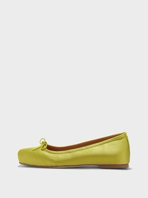 Gabriella Satin Ballet Flats sold by Aeyde