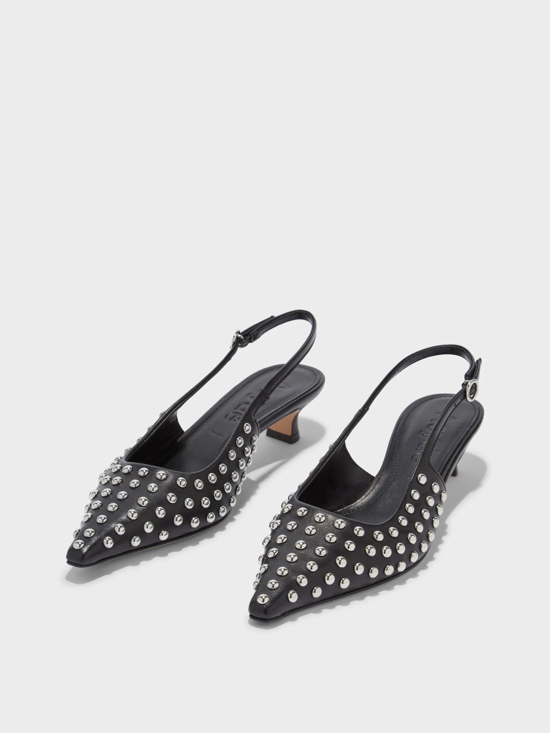 Catrina Studded Slingback Pumps sold by Aeyde product image thumbnail 2