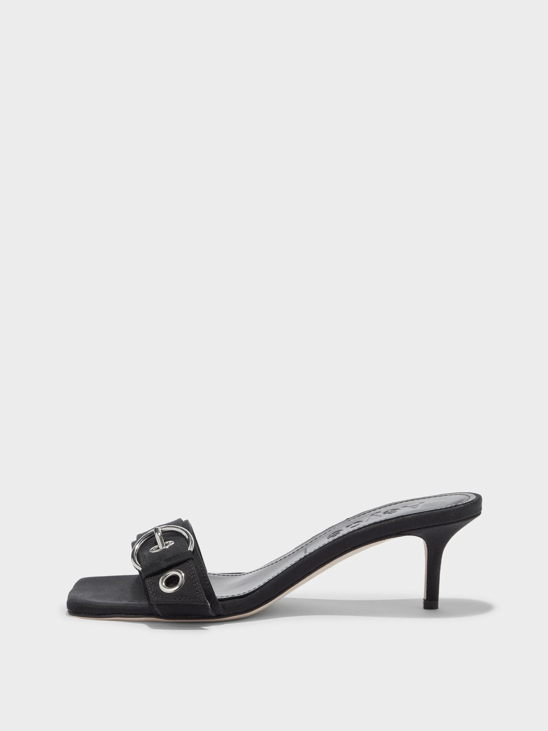 Ilvy Eyelet Grosgrain Mules sold by Aeyde