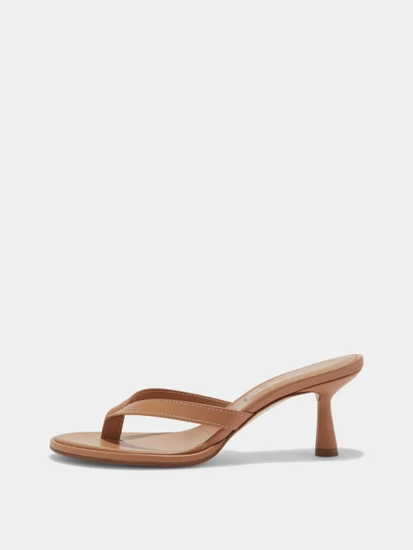 Daphne Leather Thong Sandals sold by Aeyde