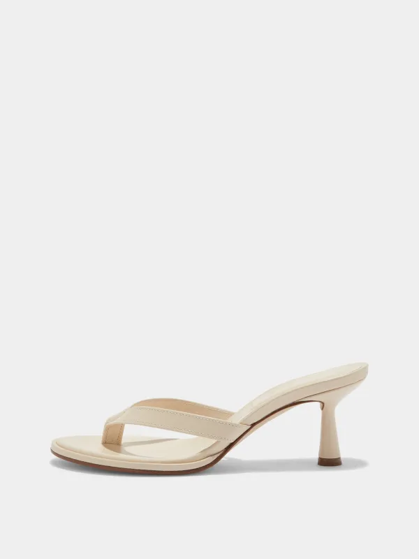 Daphne Leather Thong Sandals sold by Aeyde