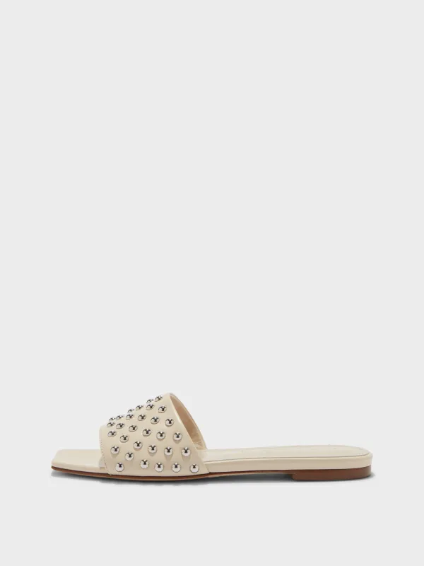 Anna Studded Leather Sandals sold by Aeyde