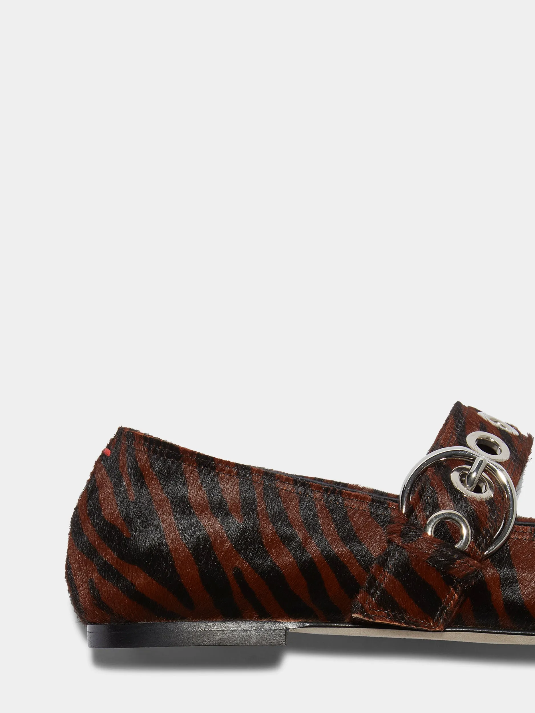 Uma Eyelet Pony Hair Mary-Janes sold by Aeyde product image thumbnail 4