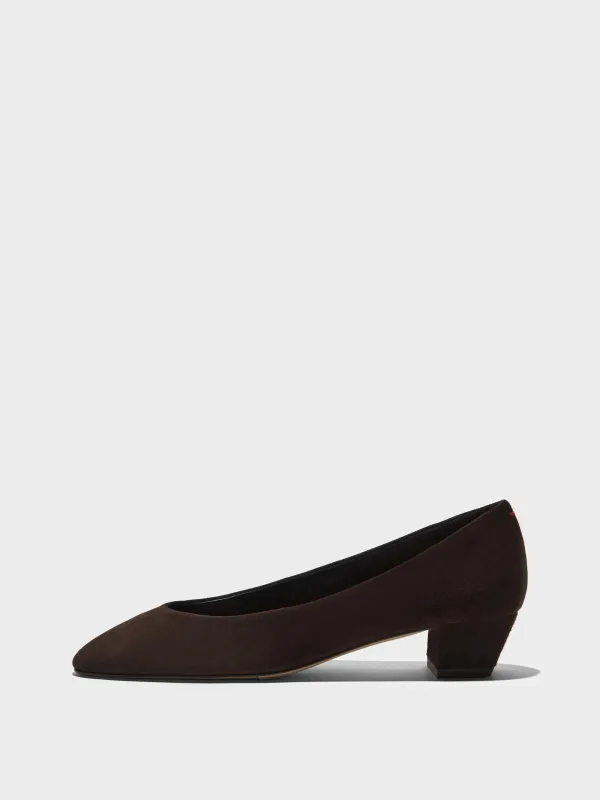 Helia Suede Low-Cut Pumps made by Aeyde
