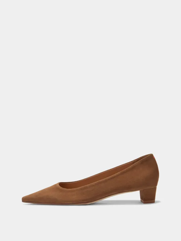 Judi Suede Pointed Pumps sold by Aeyde