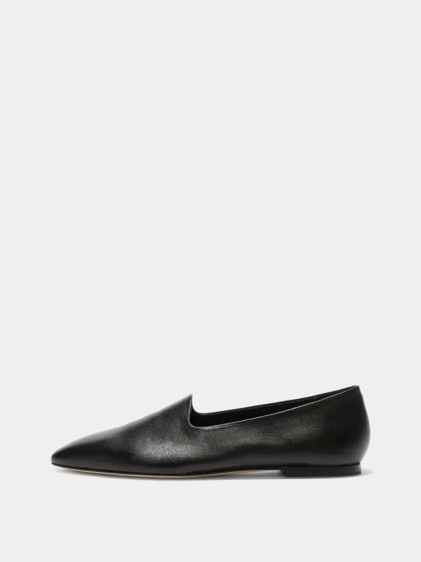 Vanna Almond-Toe Loafers sold by Aeyde