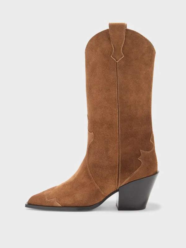 Ariel Suede Cowboy Boots sold by Aeyde