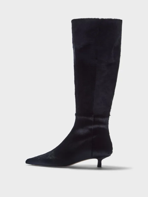 Sabrina Pony Hair Black sold by Aeyde