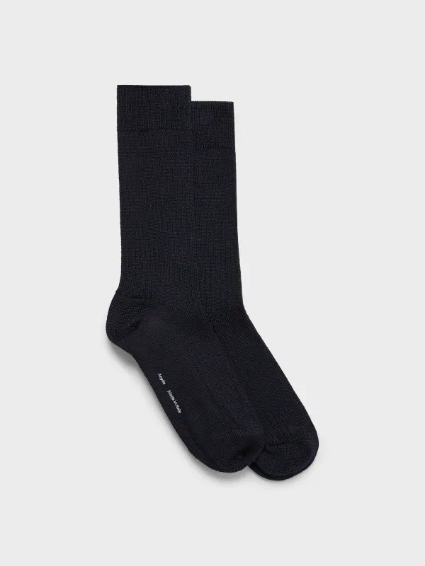 Jordan Wool Socks made by Aeyde