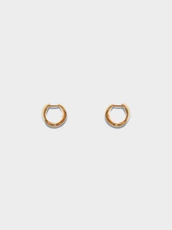 Junior Small 18kt Gold-Plated Earrings sold by Aeyde