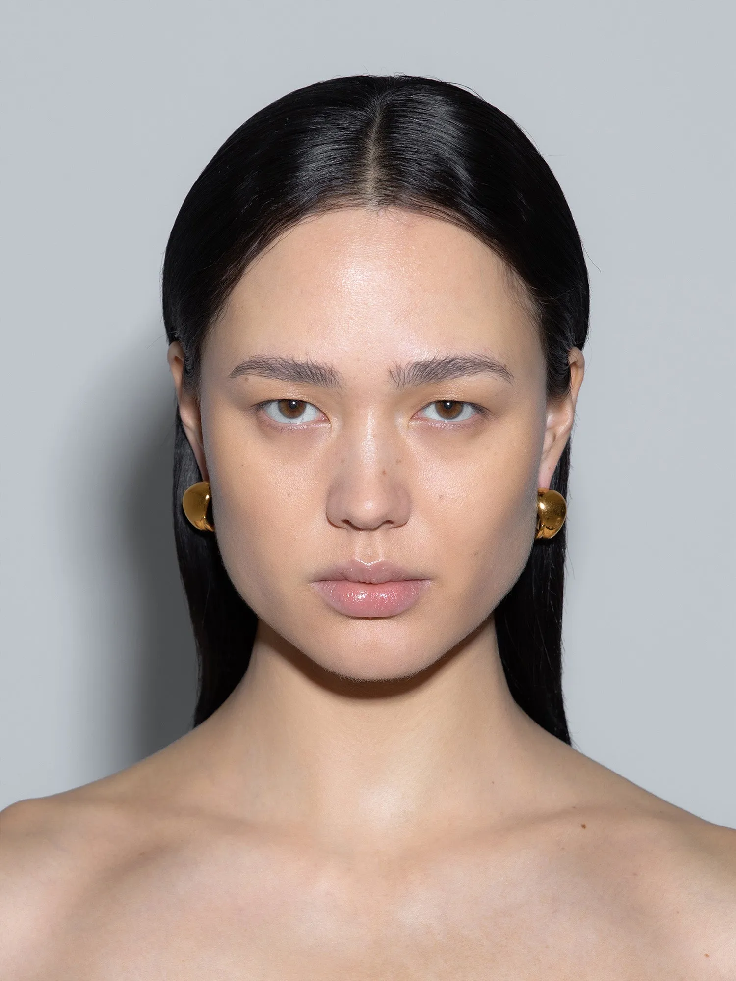 Junior Medium 18kt Gold-Plated Earrings sold by Aeyde product image thumbnail 3