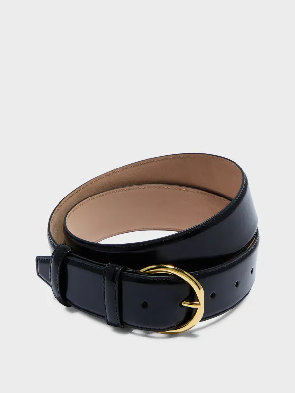 Rene Leather Belt made by Aeyde