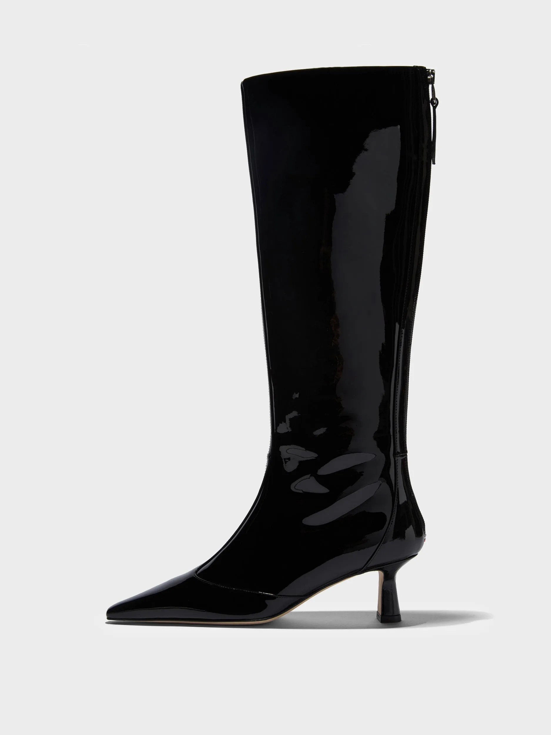 Alexis Patent Knee-High Boots sold by Aeyde