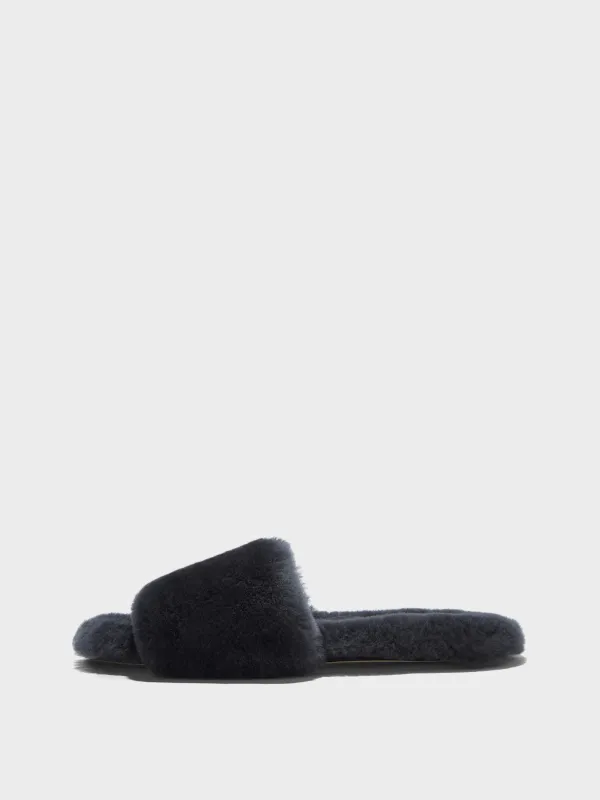 Anna Shearling Slippers sold by Aeyde