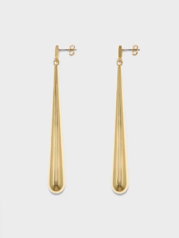 Perrin Gold-Plated Earrings sold by Aeyde