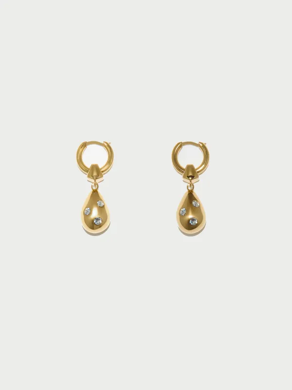 Philo Gold-Plated Earrings made by Aeyde