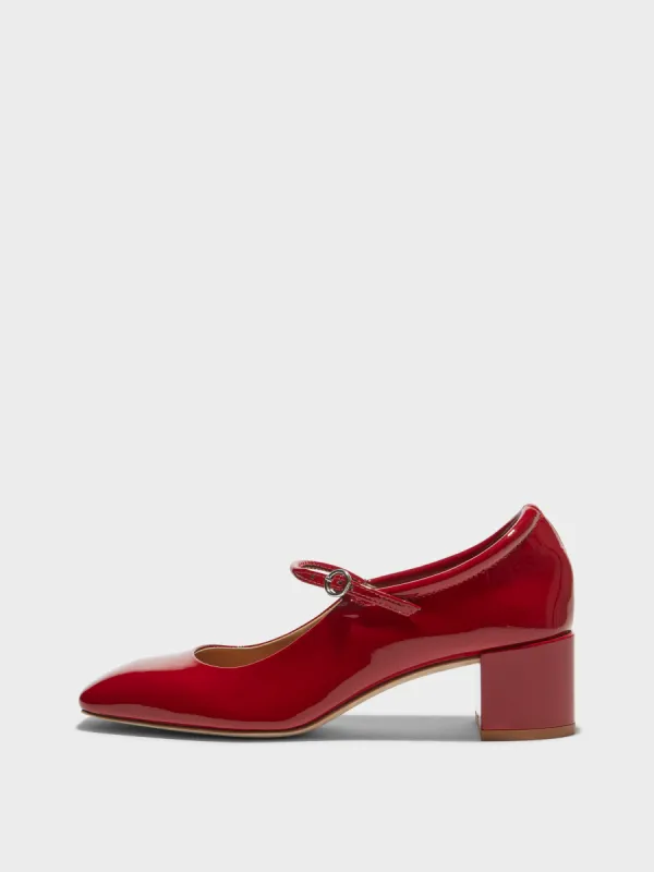 Aline Leather Mary-Jane Pumps sold by Aeyde