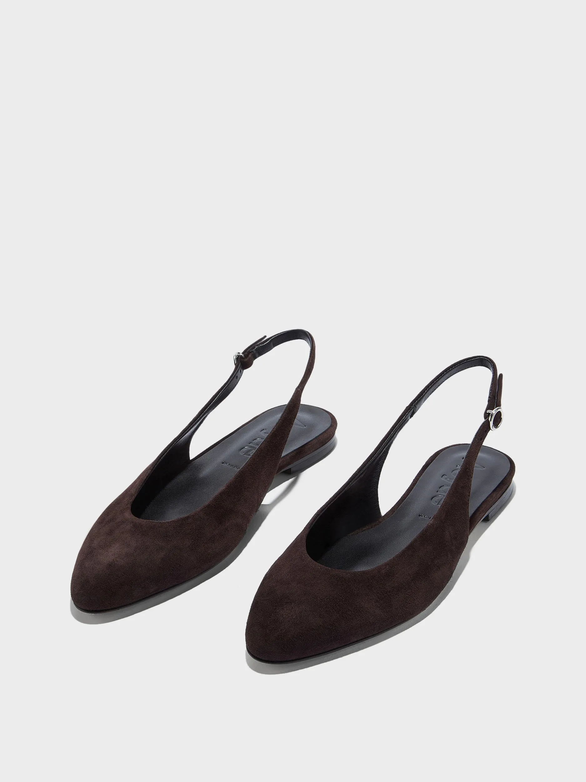 Amelia Suede Slingback Flats sold by Aeyde product image thumbnail 3