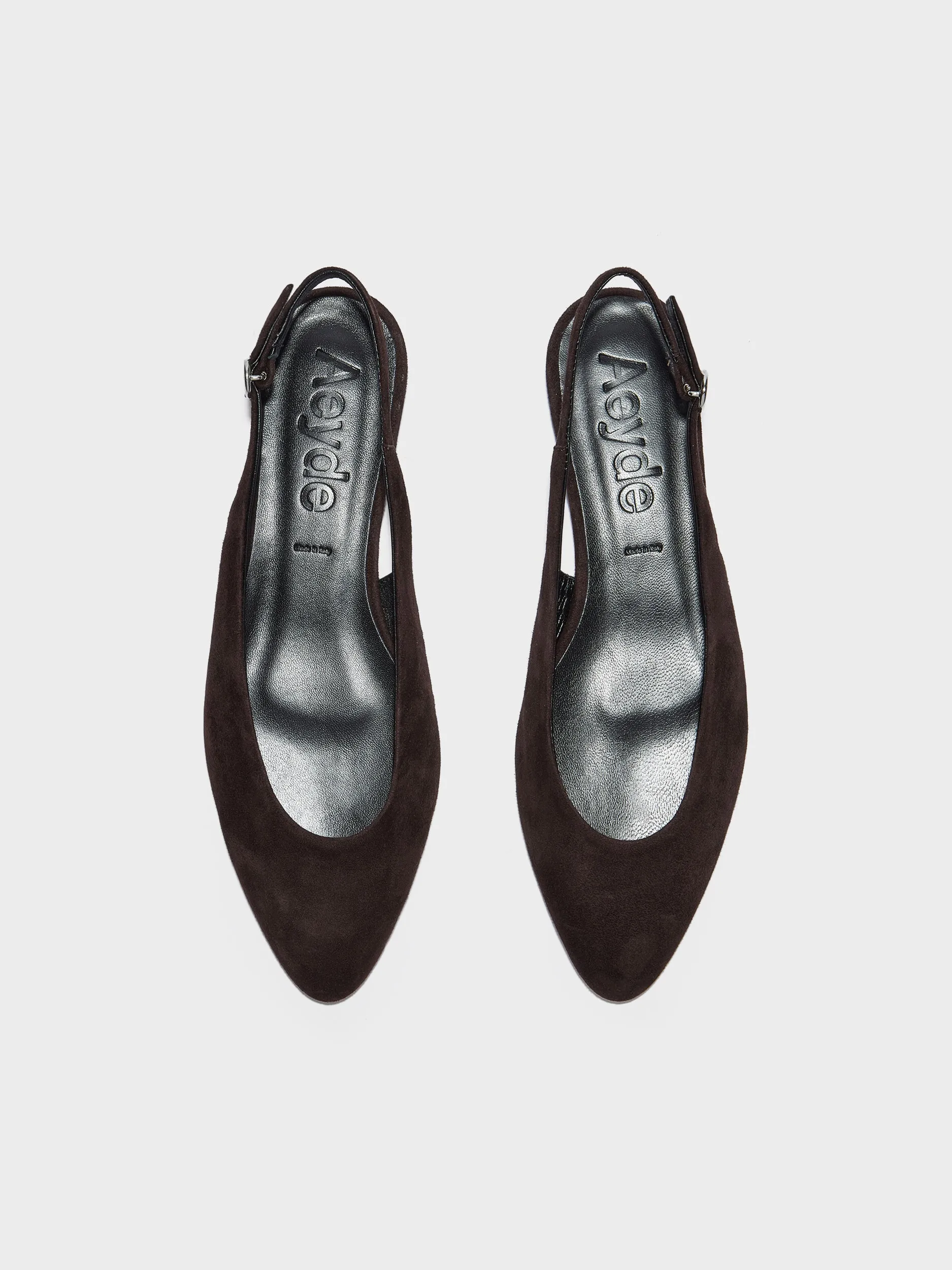 Amelia Suede Slingback Flats sold by Aeyde product image thumbnail 5