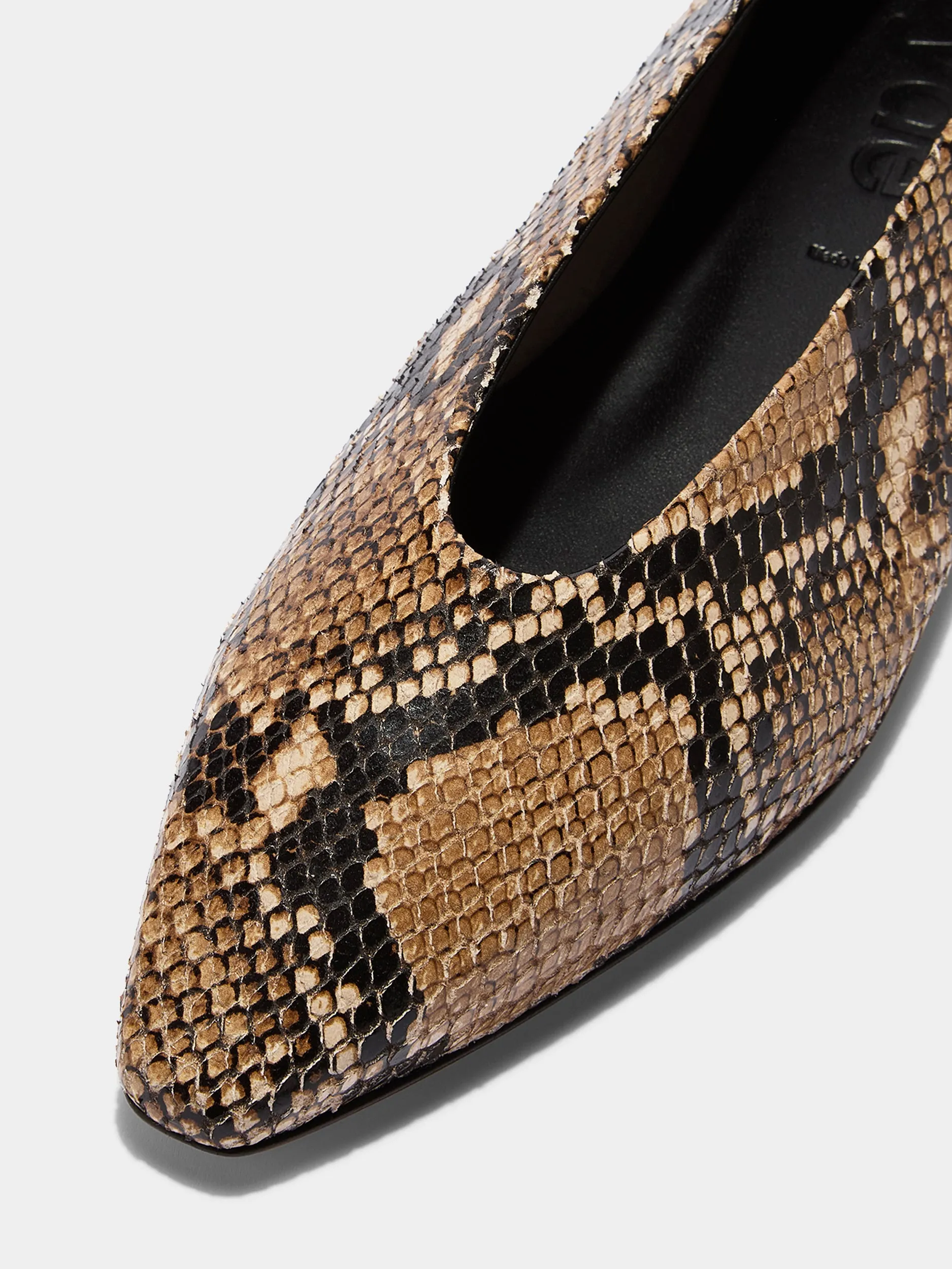 Betty Snake Print Ballet Flats sold by Aeyde product image thumbnail 4