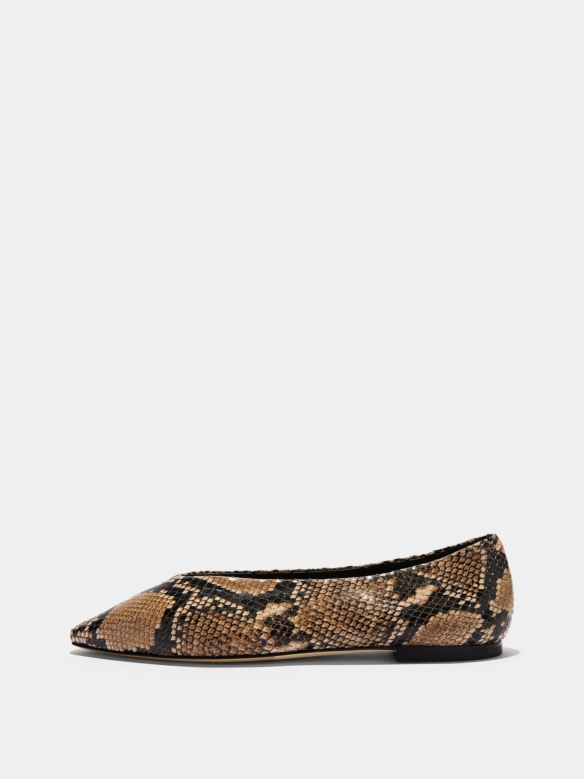 Betty Snake Print Ballet Flats sold by Aeyde