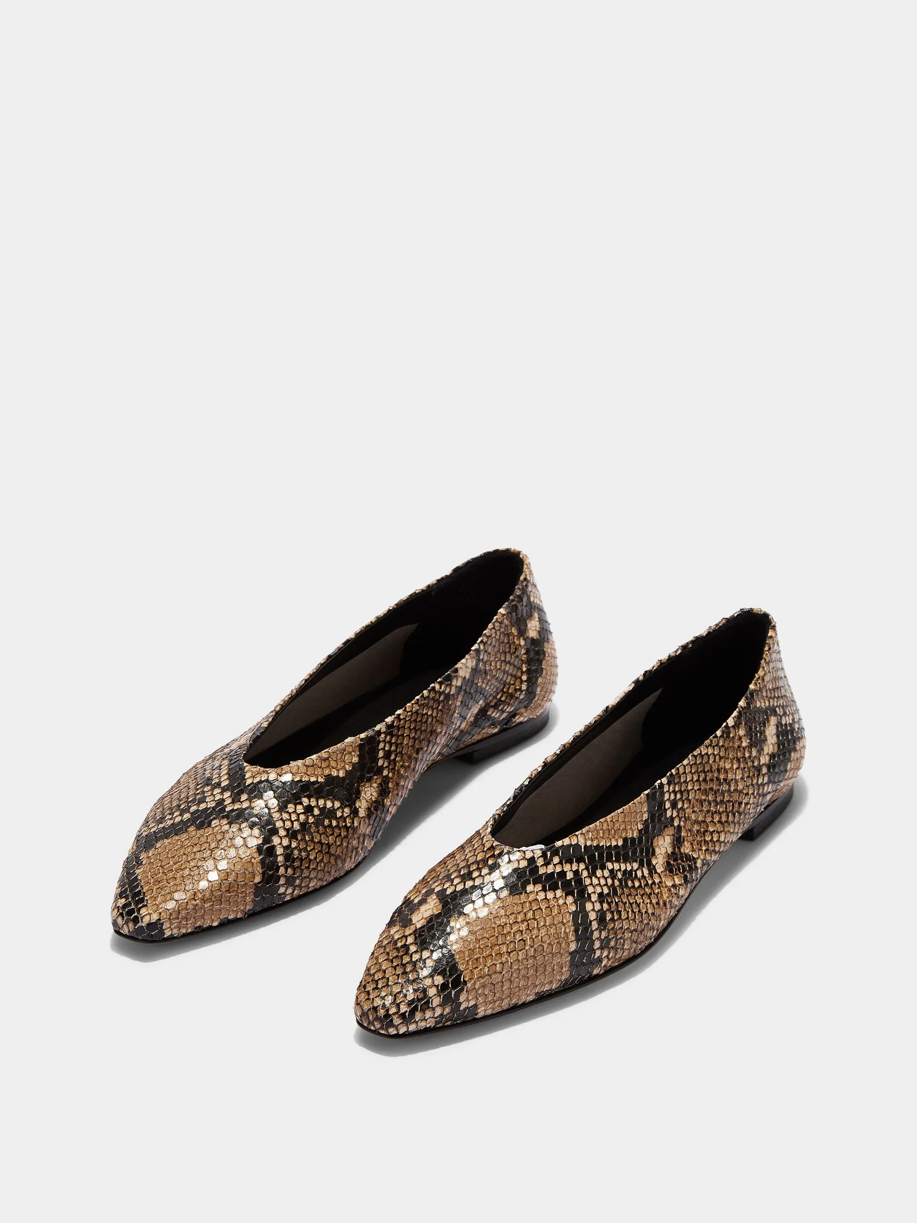 Betty Snake Print Ballet Flats sold by Aeyde product image thumbnail 3