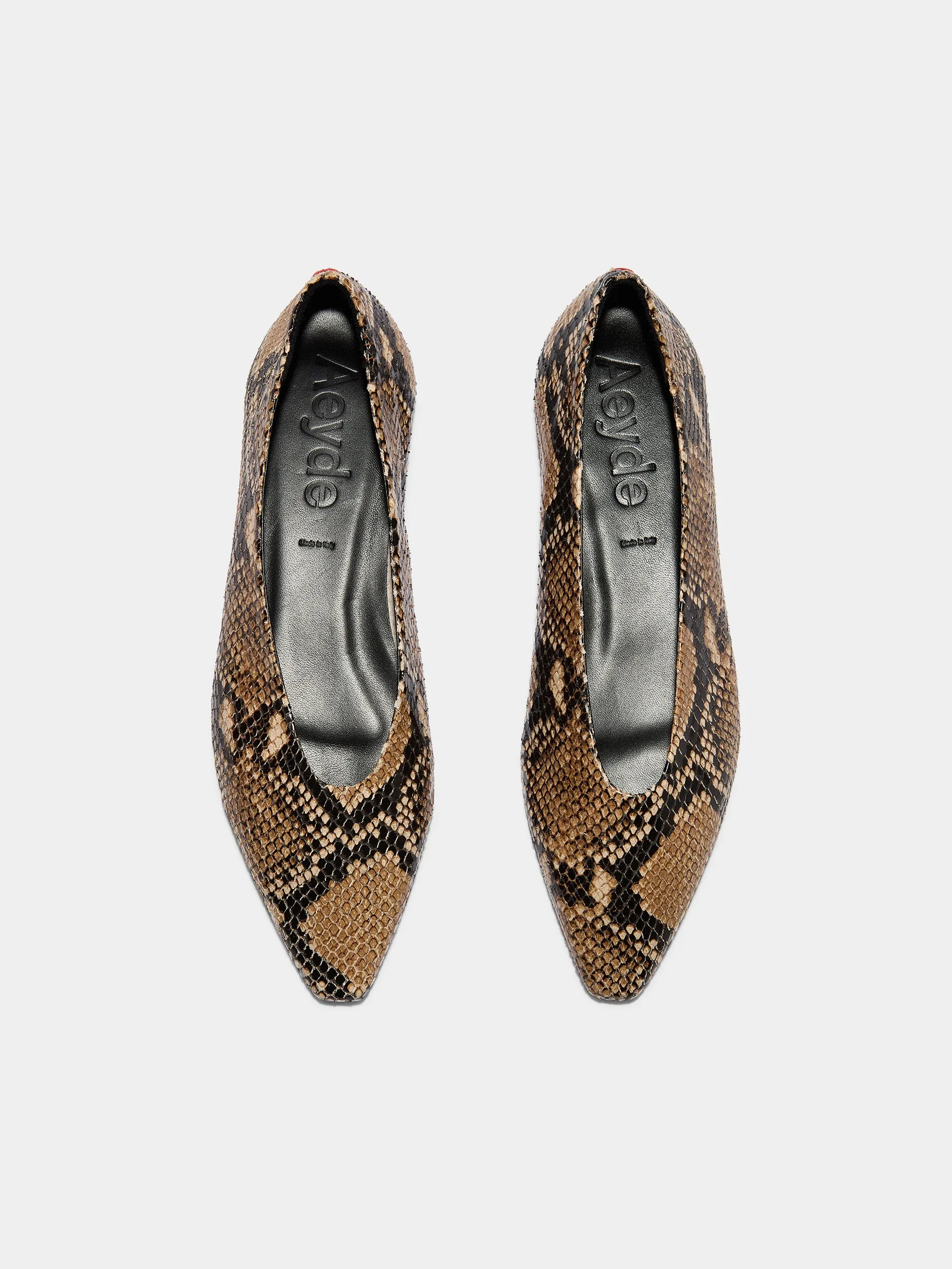 Betty Snake Print Ballet Flats sold by Aeyde product image thumbnail 5
