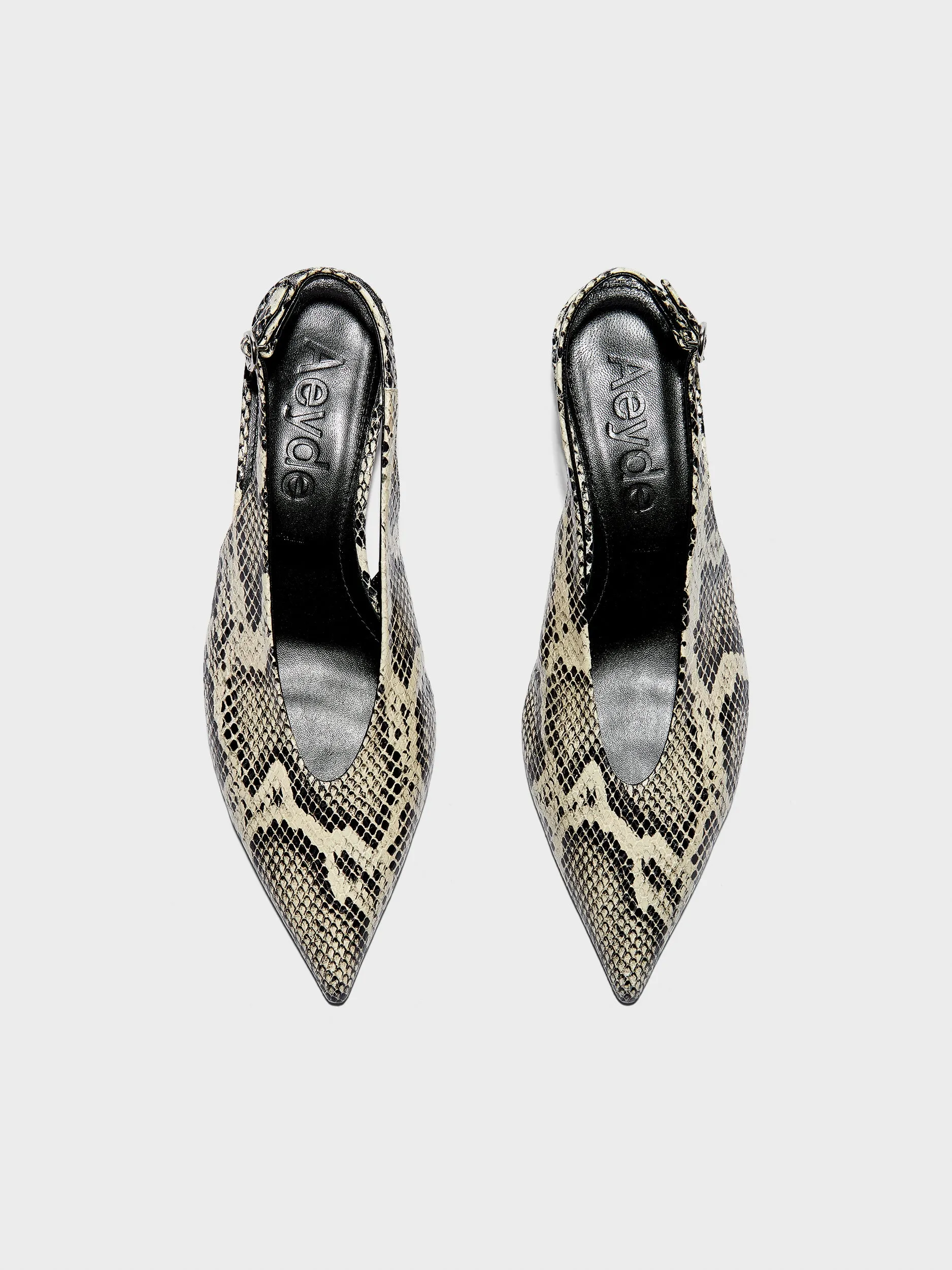Camila Snake Print Pumps sold by Aeyde product image thumbnail 5
