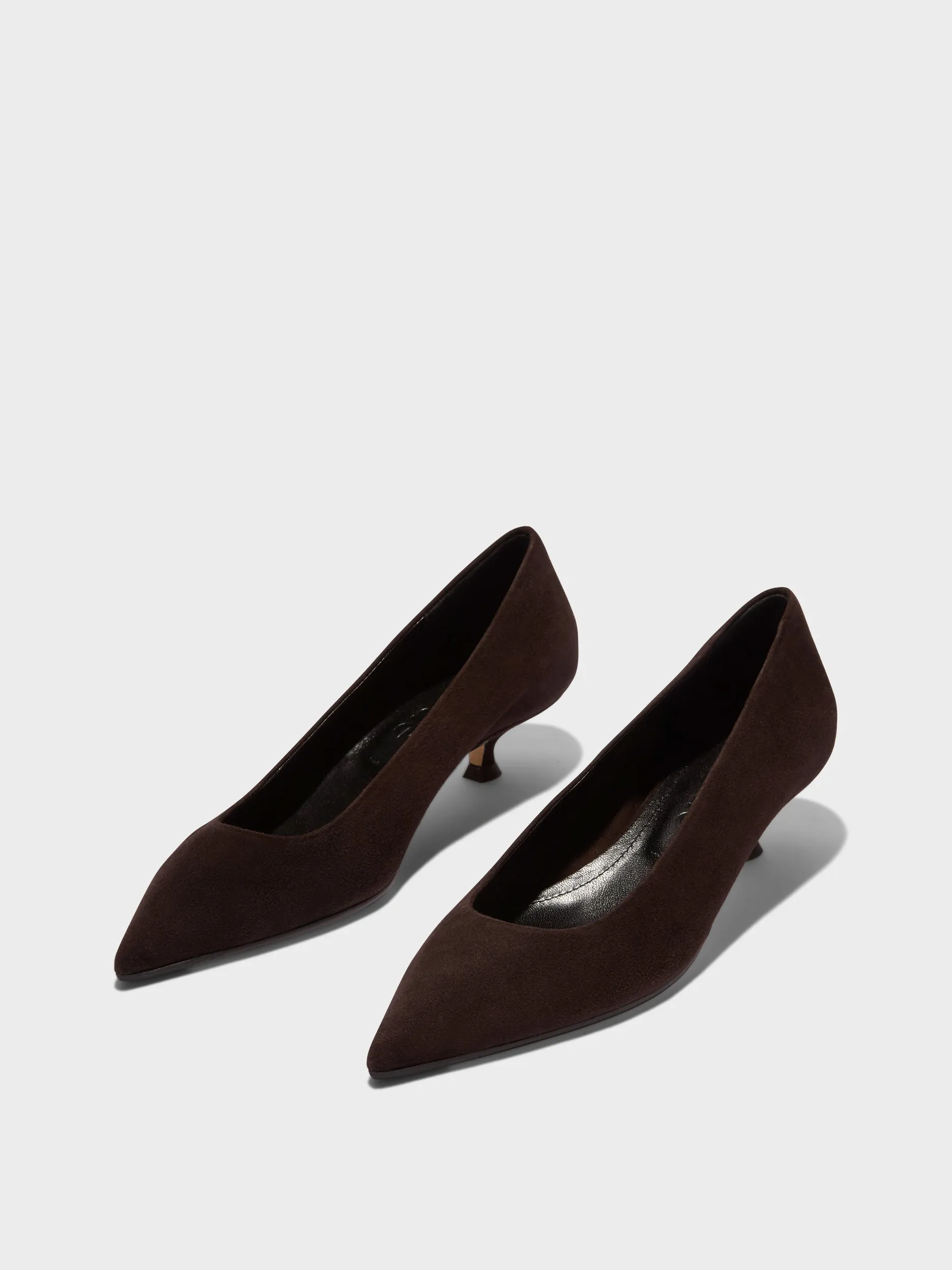 Cari Suede Pointed-Toe Pumps sold by Aeyde product image thumbnail 3