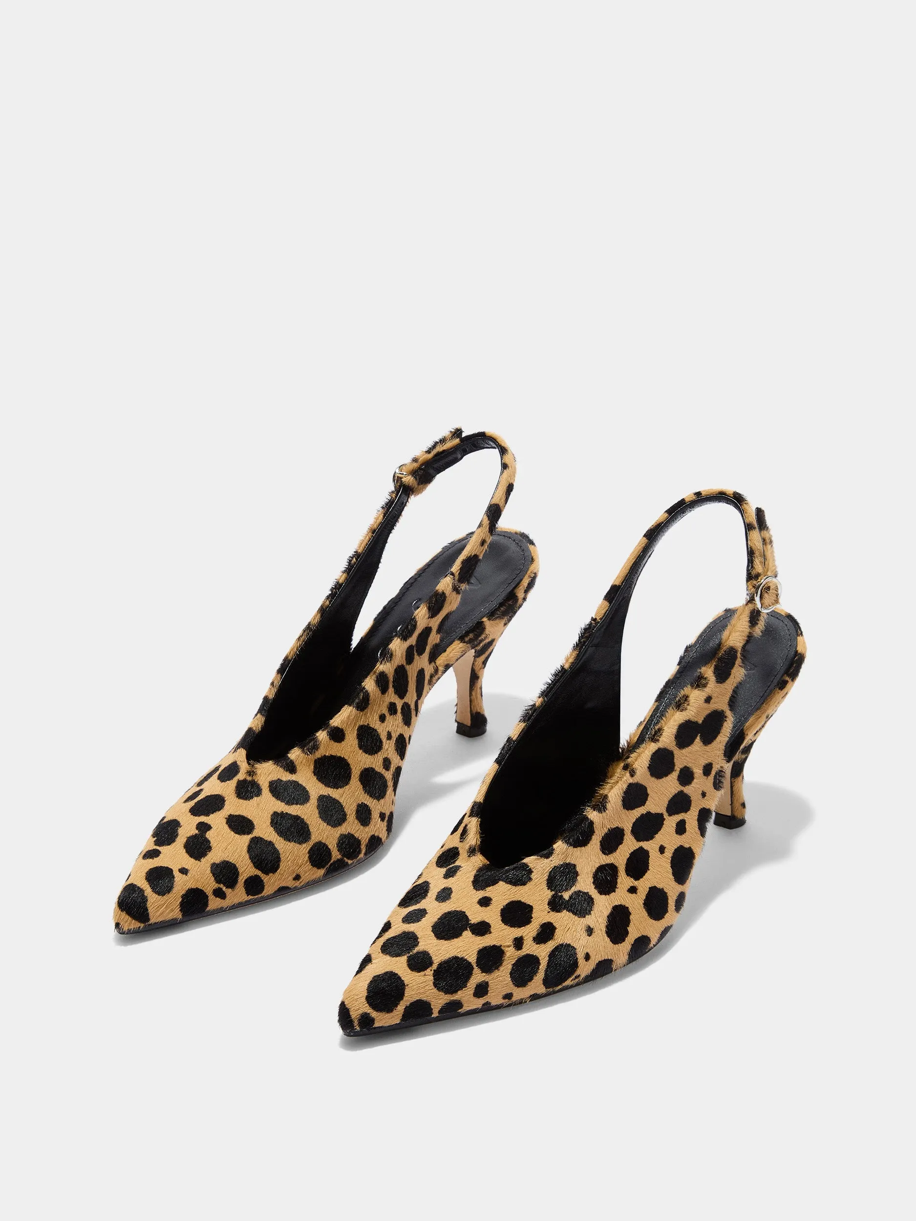 Carla Leopard Hair Pumps sold by Aeyde product image thumbnail 3