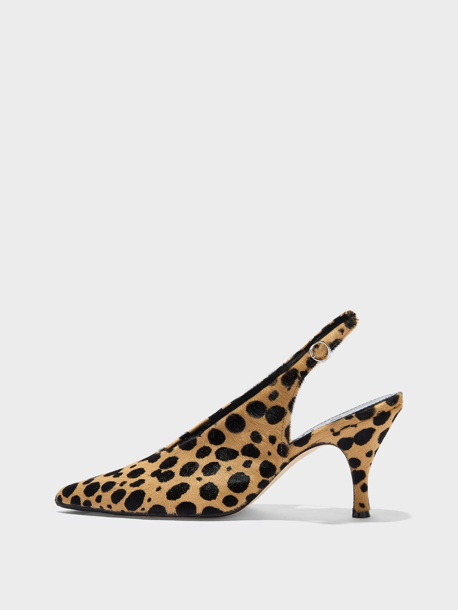Carla Leopard Hair Pumps sold by Aeyde