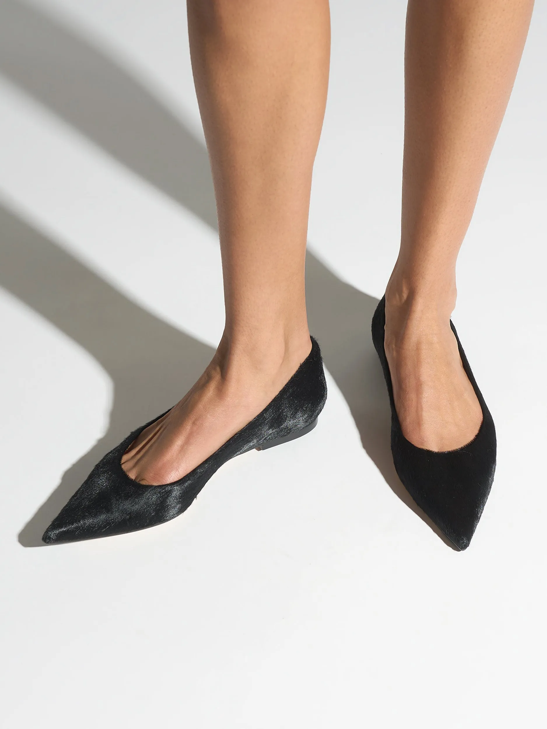 Cassy Pony Hair Ballet Flats sold by Aeyde product image thumbnail 2