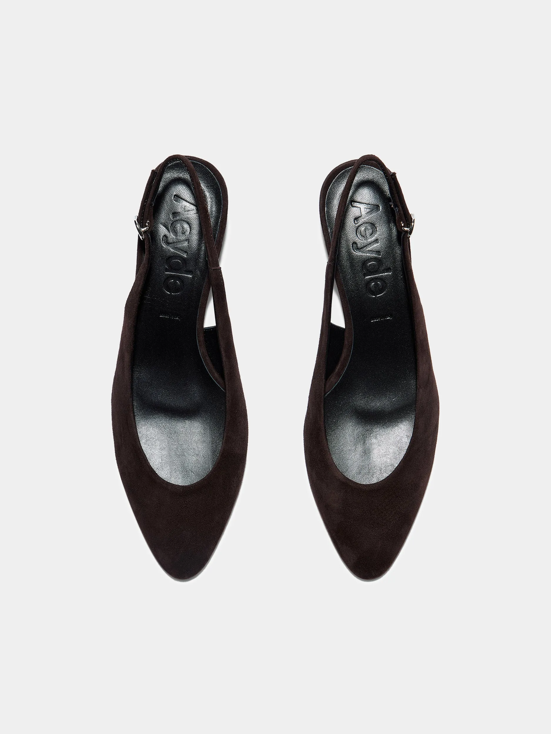 Celeste Suede Slingback Pumps sold by Aeyde product image thumbnail 5