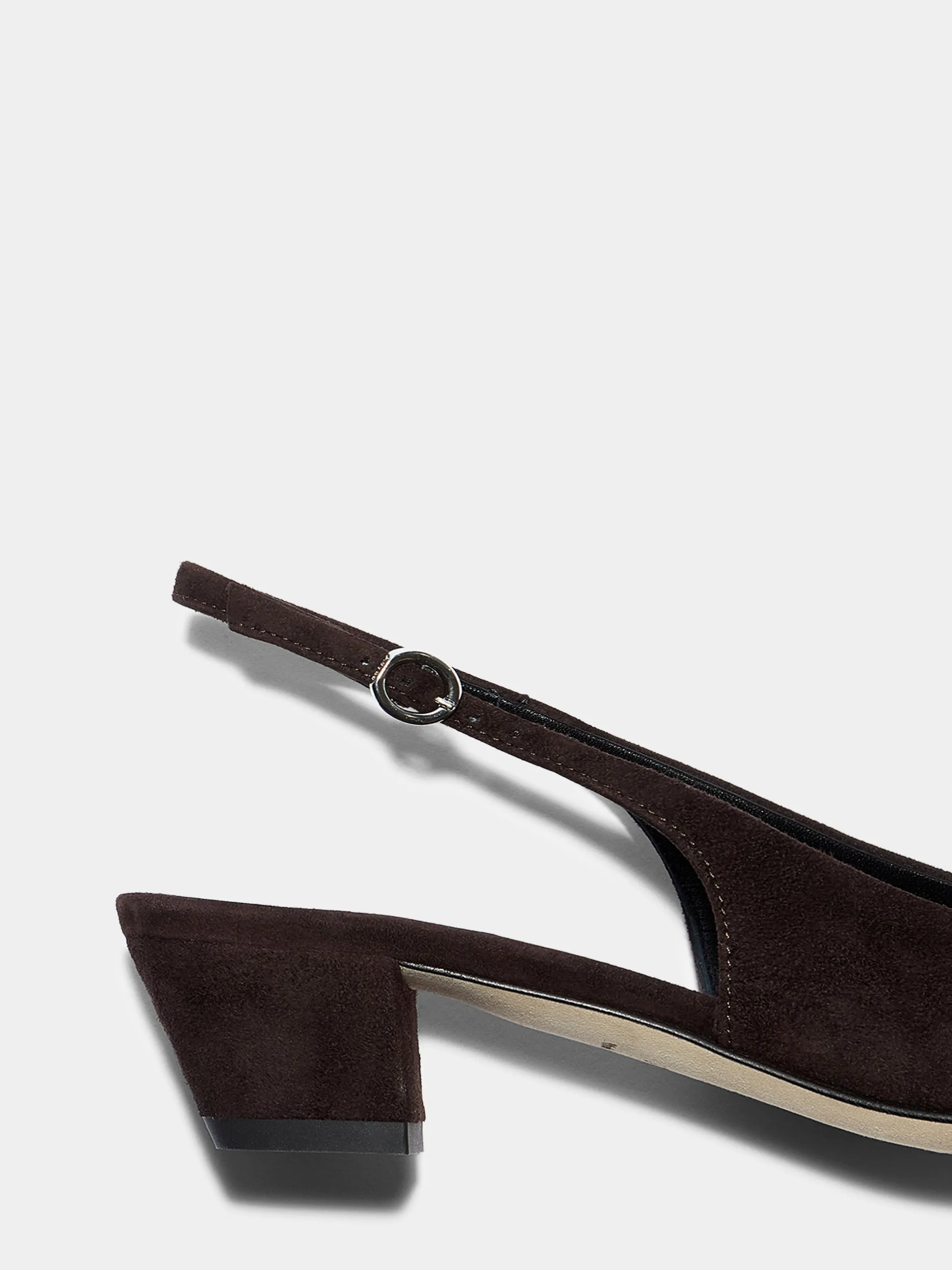 Celeste Suede Slingback Pumps sold by Aeyde product image thumbnail 4