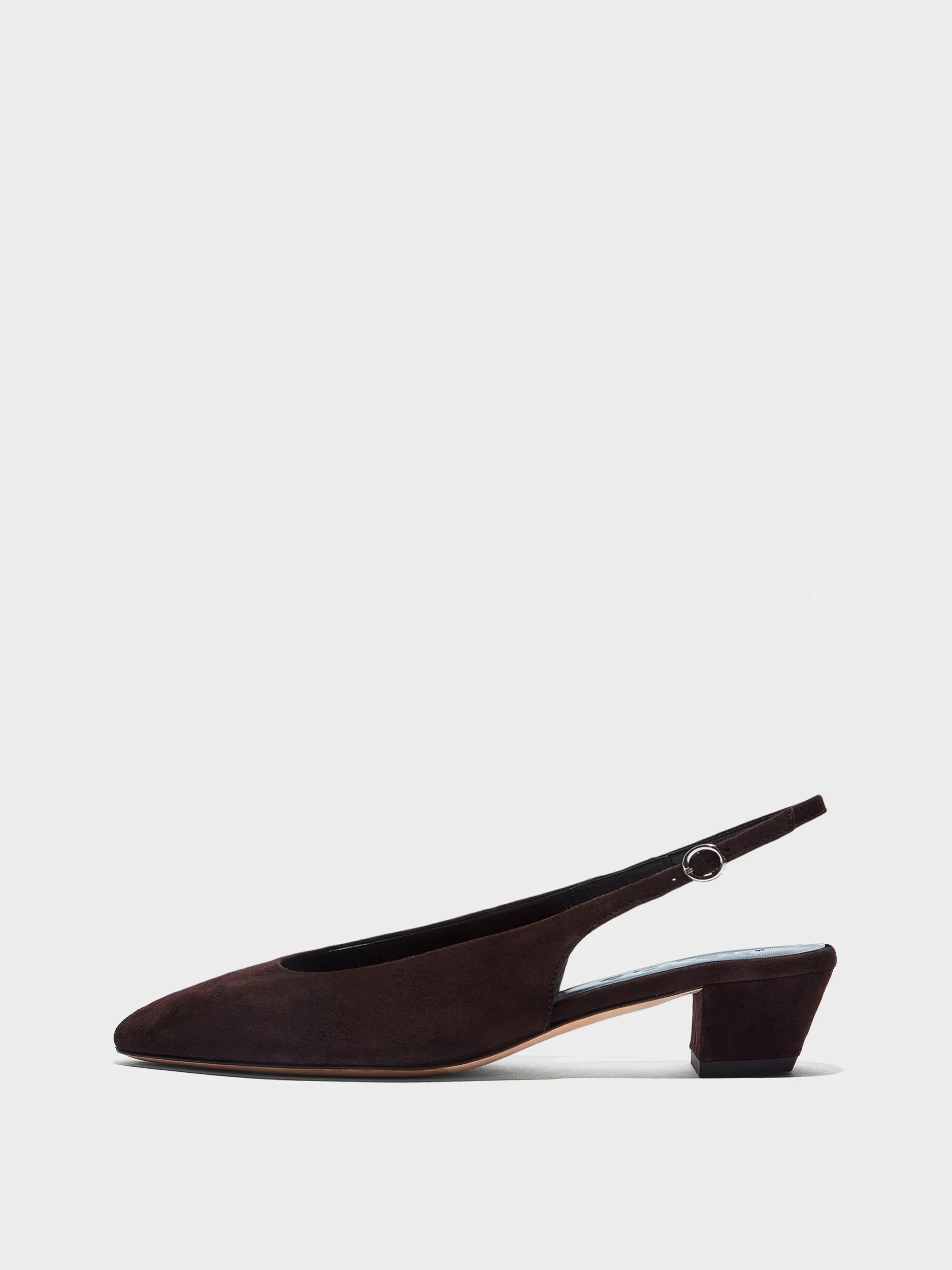 Celeste Suede Slingback Pumps sold by Aeyde