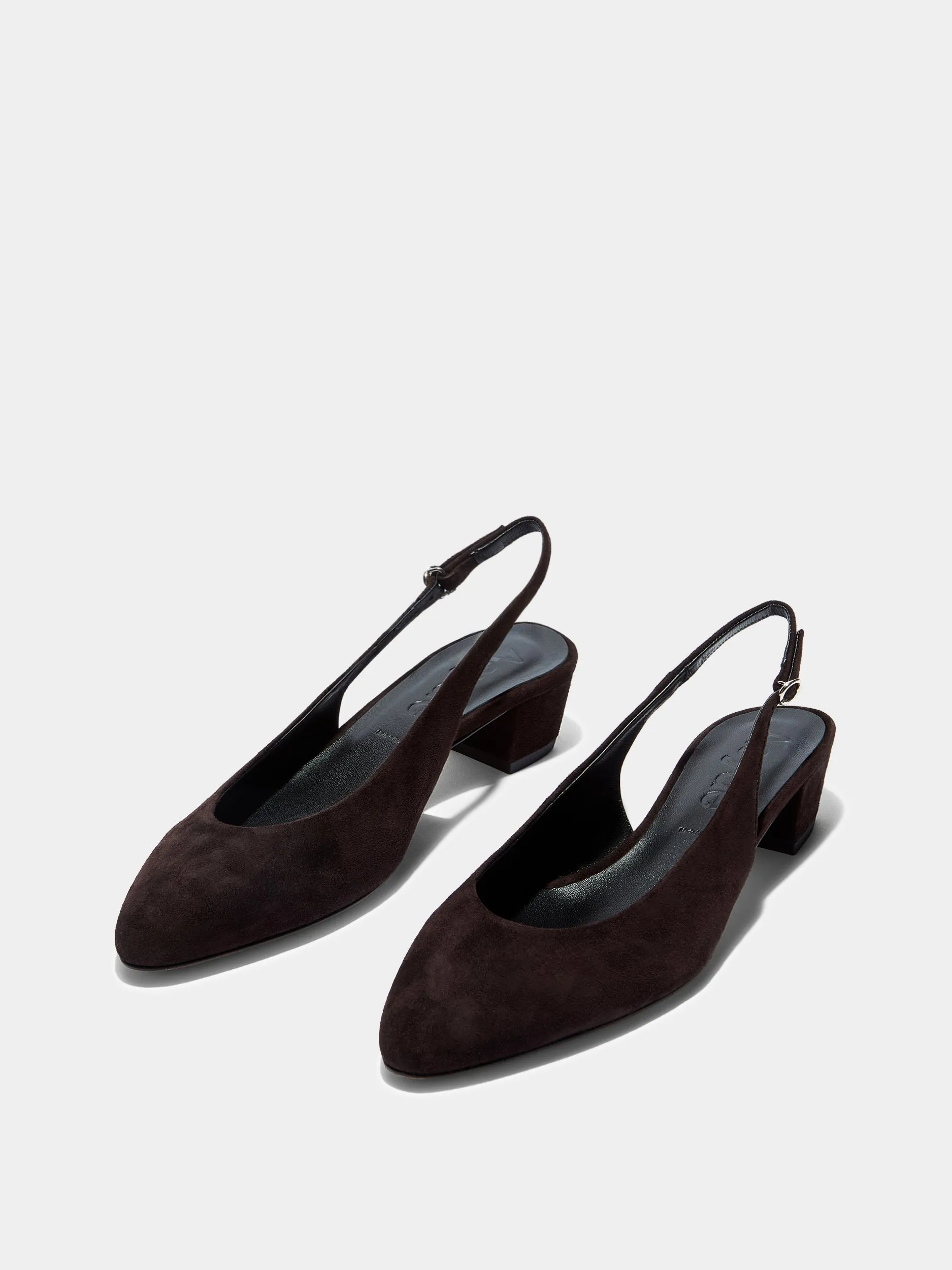 Celeste Suede Slingback Pumps sold by Aeyde product image thumbnail 3