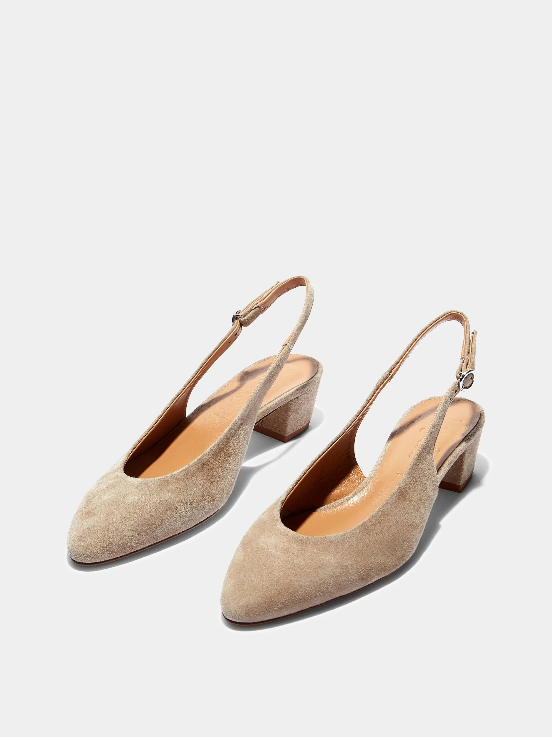 Celeste Suede Slingback Pumps sold by Aeyde product image thumbnail 3