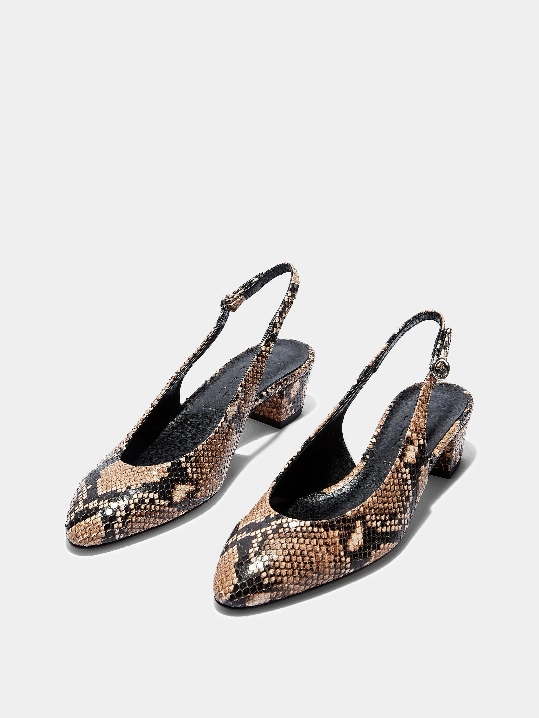 Celeste Snake Print Pumps sold by Aeyde product image thumbnail 3