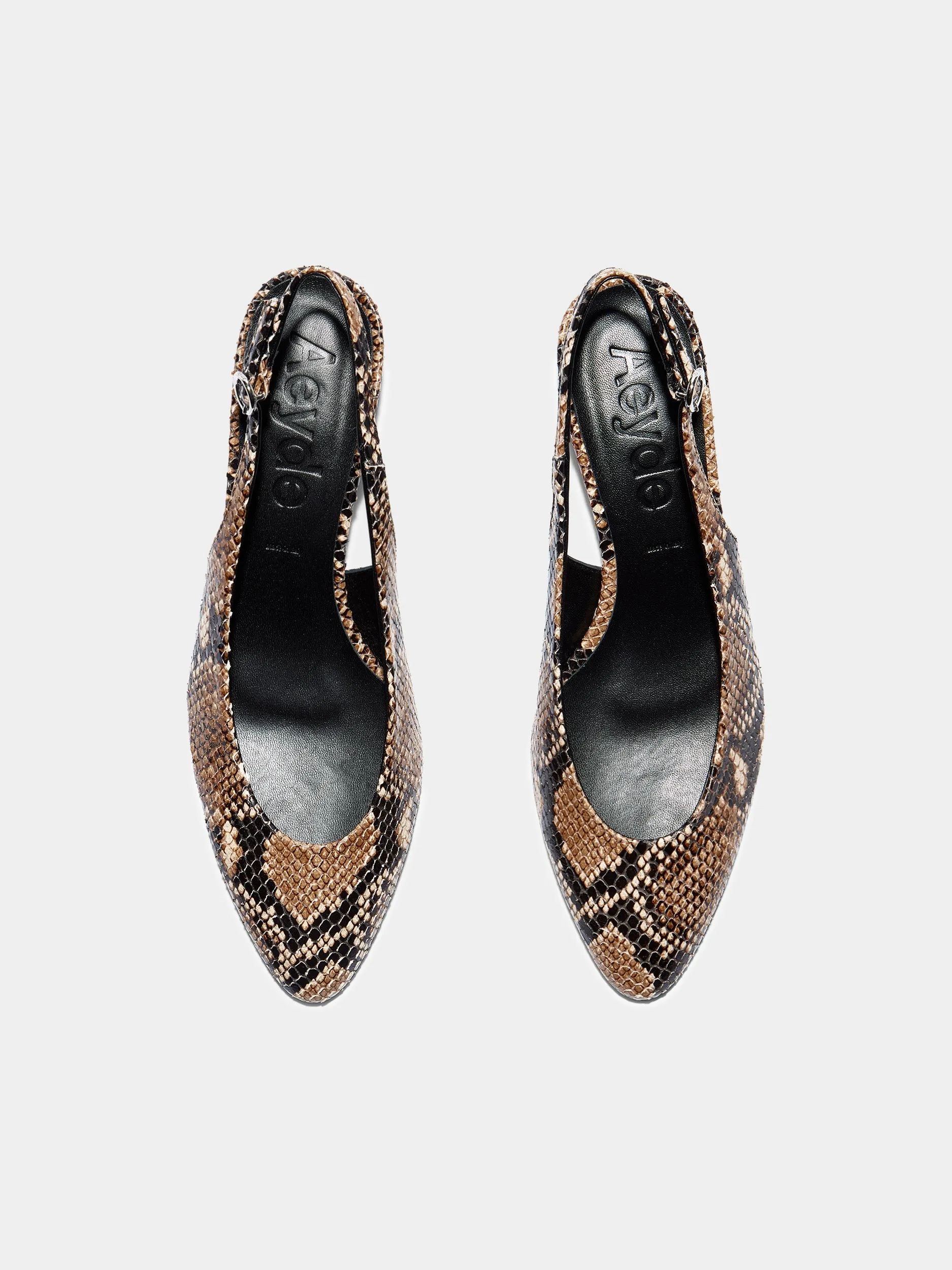 Celeste Snake Print Pumps sold by Aeyde product image thumbnail 5