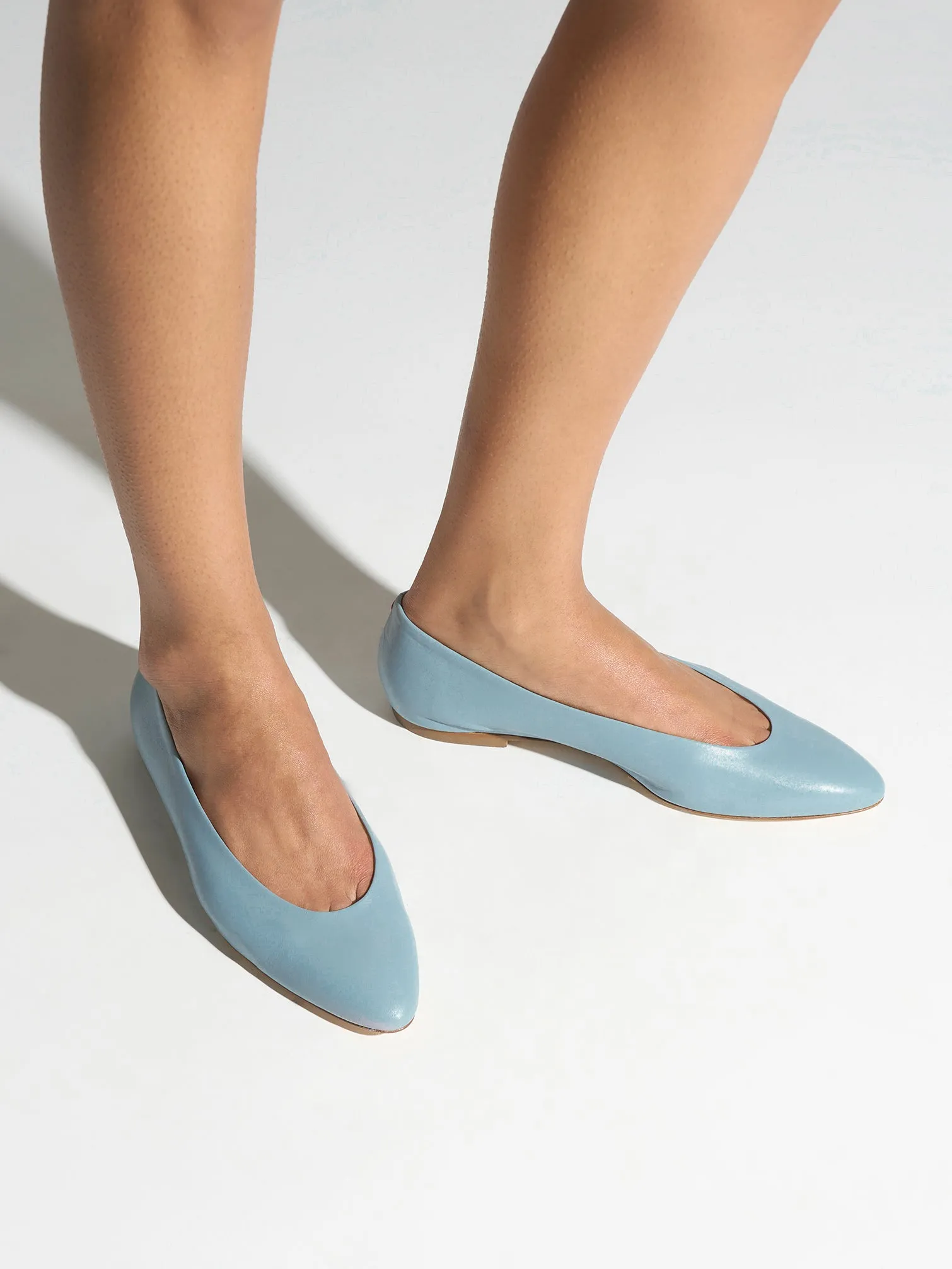 Ellie Almond-Toe Flats sold by Aeyde product image thumbnail 2