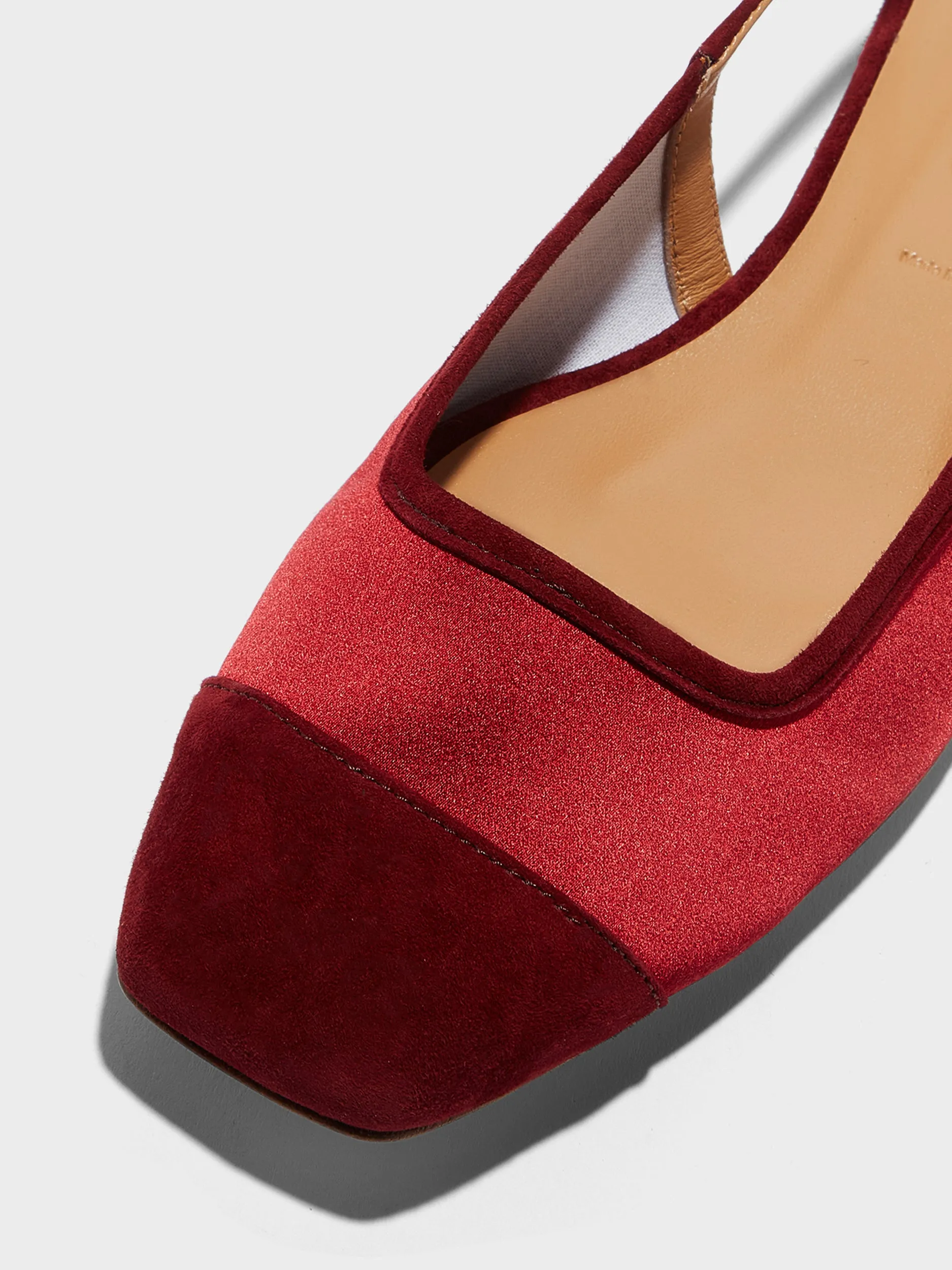 Geraldine Satin Toe-Cap Flats sold by Aeyde product image thumbnail 4