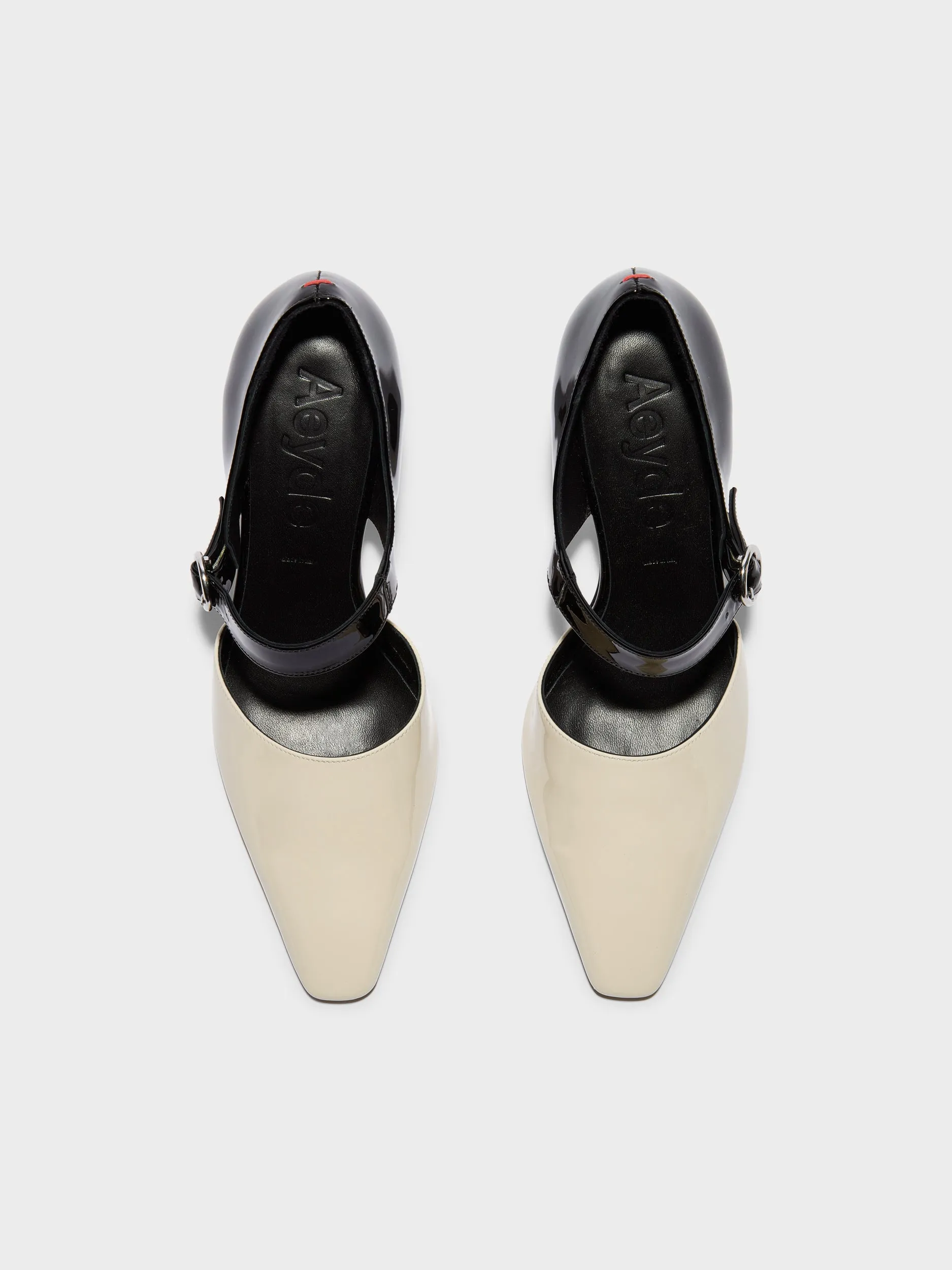 Isidora Duo-Tone Mary-Jane Pumps sold by Aeyde product image thumbnail 5