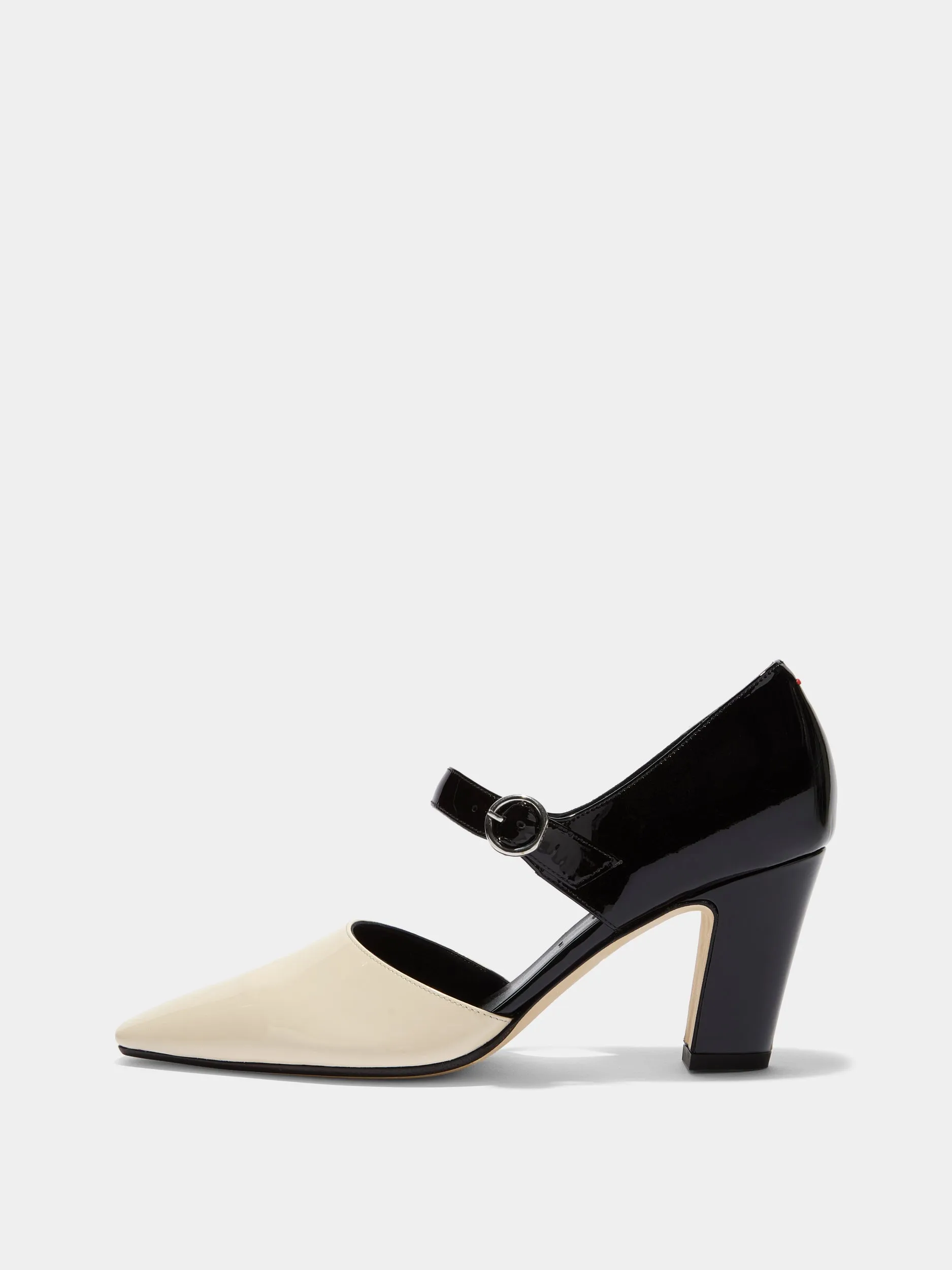Isidora Duo-Tone Mary-Jane Pumps sold by Aeyde