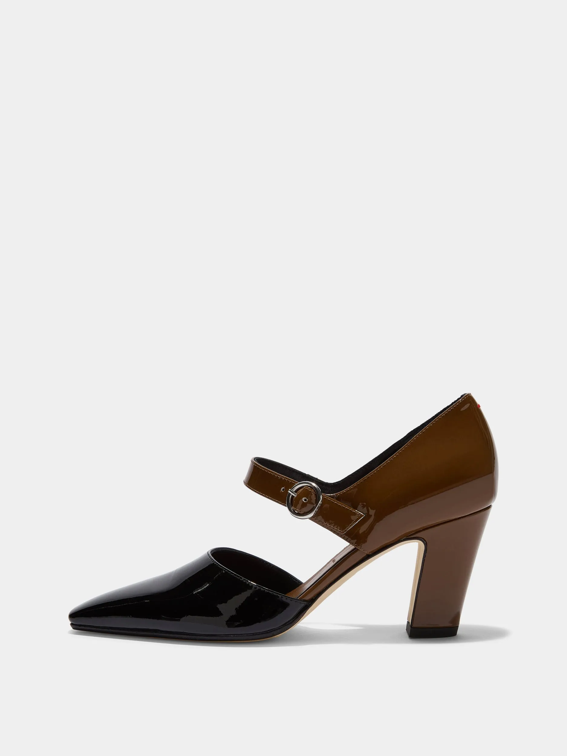 Isidora Duo-Tone Mary-Jane Pumps sold by Aeyde
