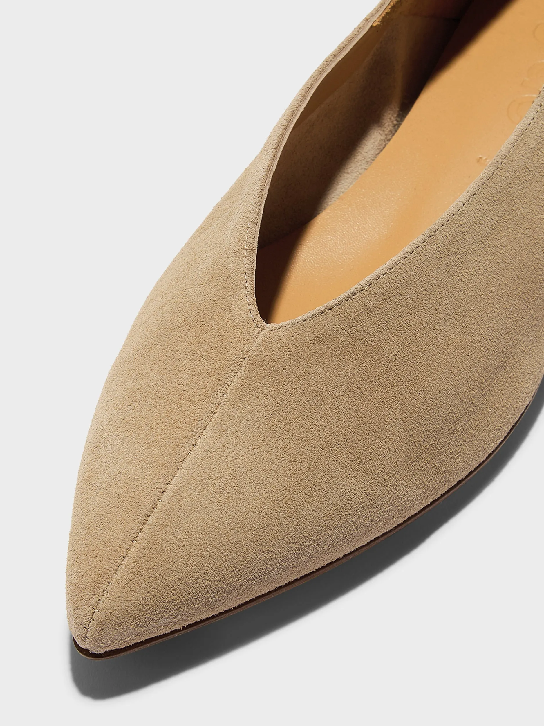 Moa Suede Pointed-Toe Flats sold by Aeyde product image thumbnail 4