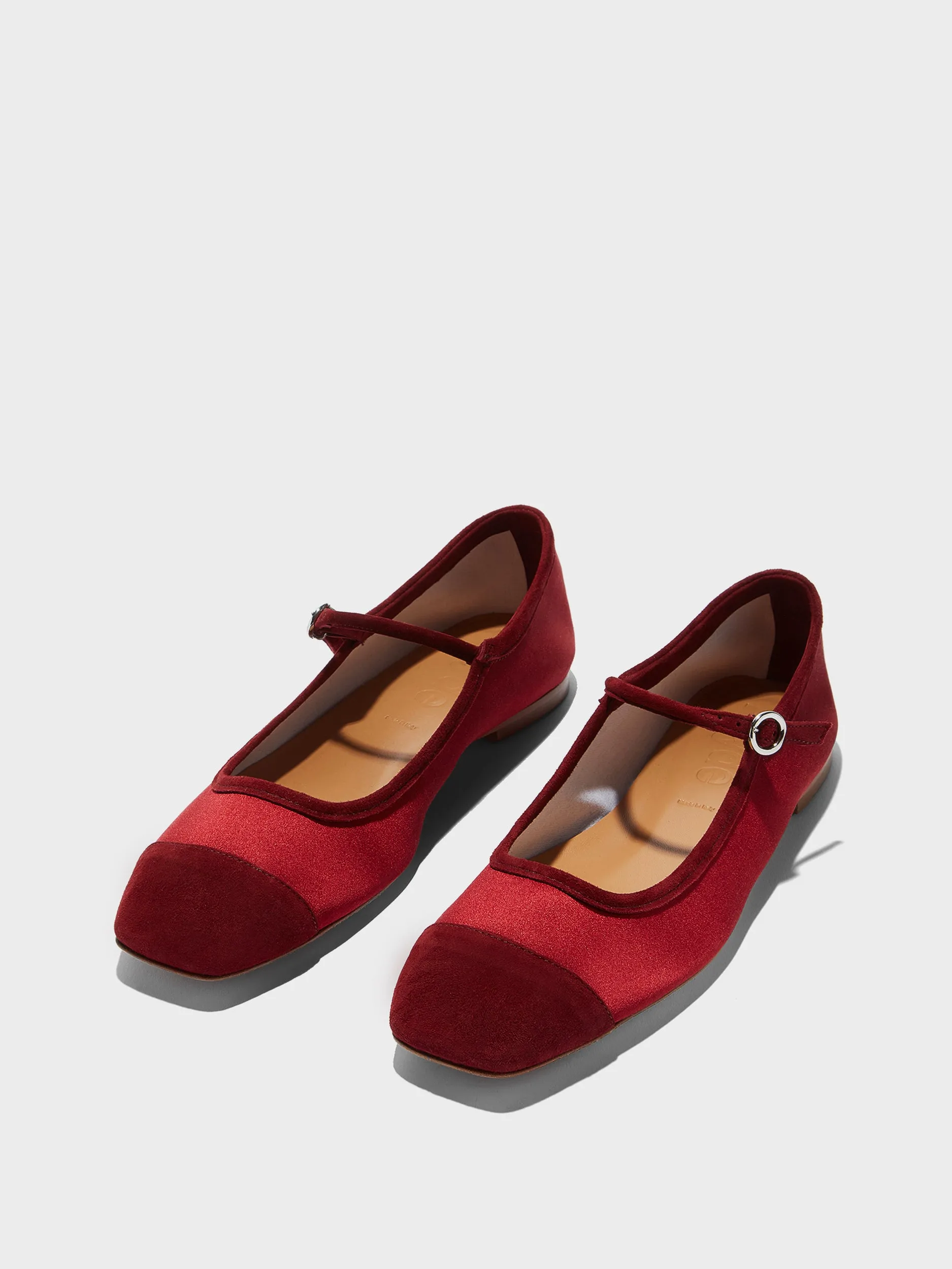 Uma Cap Satin Mary-Janes sold by Aeyde product image thumbnail 3
